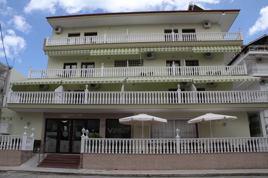 Viktoria Hotel Paralía Dış mekan fotoğraf